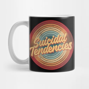 suicidal tendencies vintage circle Mug